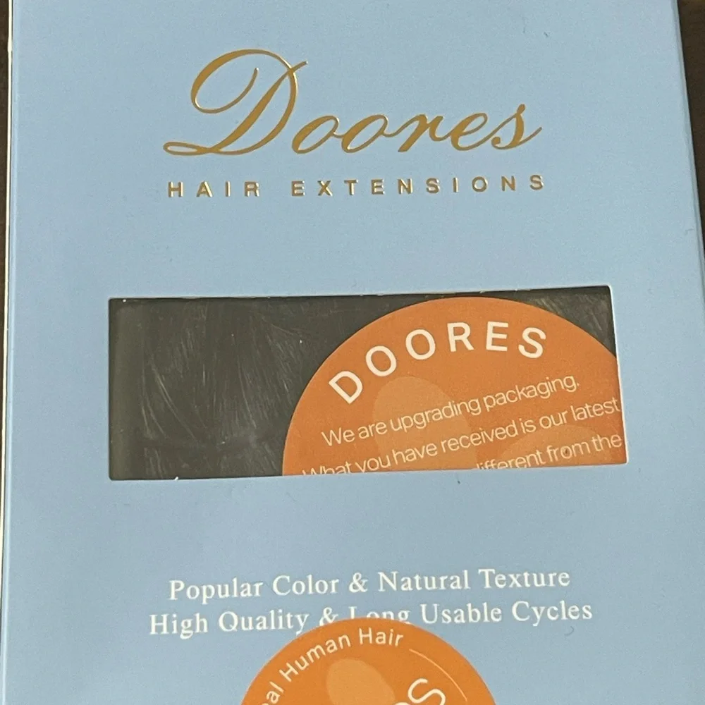 DOORES Invisi Edge Tape-In Extensions | Black/Blonde Balayage 18
